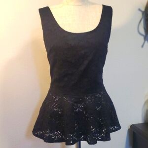 SAN JOY Black Top, Size S